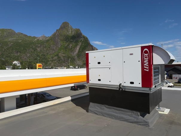HVAC-Anlage der St1 Energiestation Svolvær